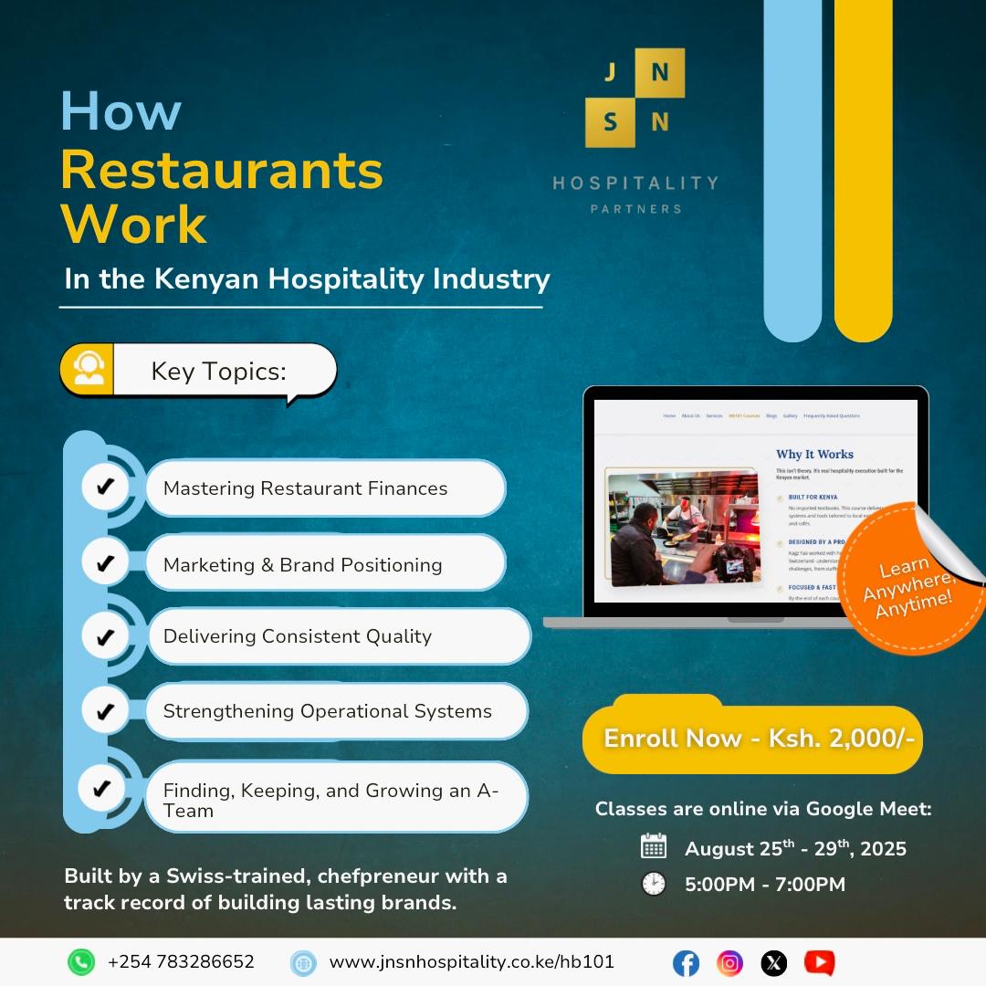 How Restaurants Work Poster